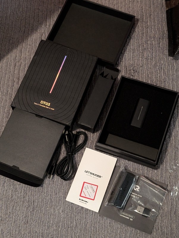 Letshuoer DT03 Headphone AMP USB DAC Sound Card