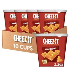 Cheese Crackers, Baked Snack Crackers, Office and Snacks, Original, 22oz Case...