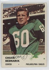 1961 Fleer Chuck Bednarik #55 HOF 15ho