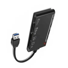 7 In 1 USB 3.0 Hub Adapter SD Micro SD CF TF MS XD Memory Card High Speed Reader