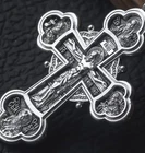 Eastern Orthodox Men Crucifix Archangel Michael Christian Body Cross silver 925