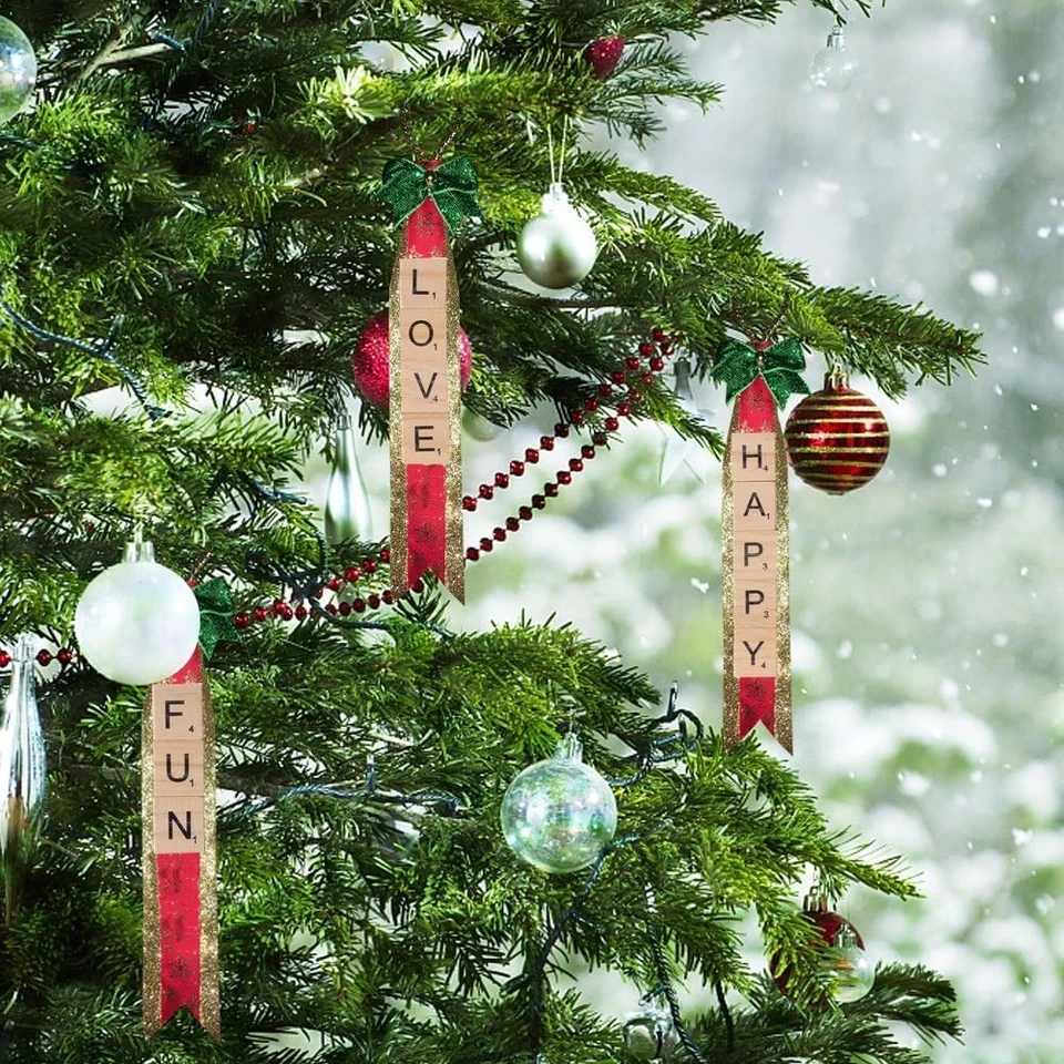 500 piezas de letras de azulejos de madera para raspar 5 juegos completos de Foto 2 de 4