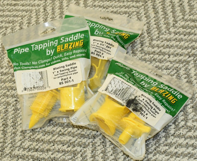 (Lot of 3 Bags) - Blazing 00227 Self-Tapping Saddle 1'' X 3/4''