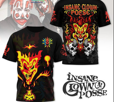 HOT SALE Insane Clown Posse band 3D T-shirt Music Fan Gift