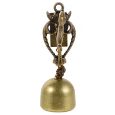 Indoor Outdoor Cat Doorbell Vintage Chime Small Decorative Bells