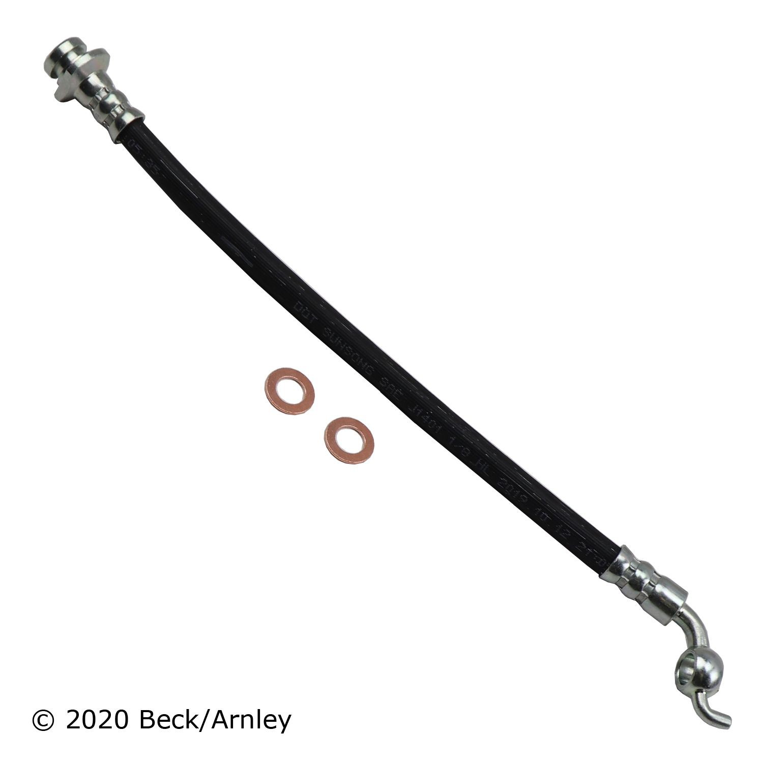 Beck Arnley 073-2105 Brake Hose For 09-19 Jx35 Murano Pathfinder Quest Qx60