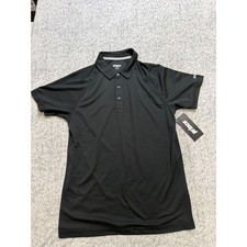 Prince Mens Match Polo 2.0 Raglan Athletic Shirt Black MPT11022R Small NWT
