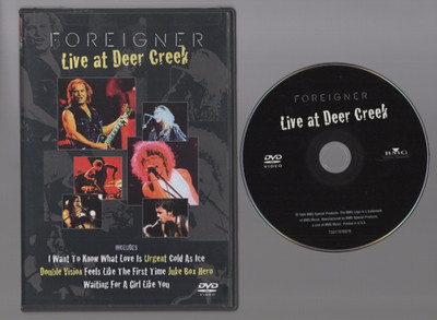 OOP Foreigner - Live at Deer Creek DVD 1993 Lou Gramm Mick Jones BMG 75517476979