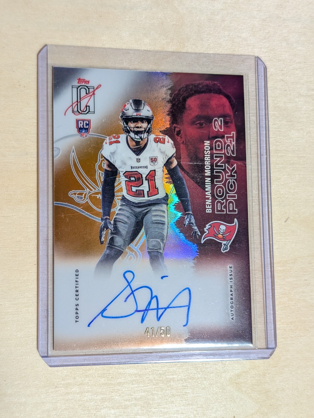 Benjamin Morrison - 2025 Topps Signature Class RC AUTOGRAPH /50 Orange #148🔥🔥