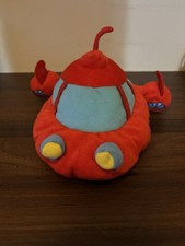Disney Little Einsteins Beanz Pat Pat Rocket Space Ship Plush 7” Red Bean Bag