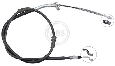 A.B.S. 2x Bremsseil Seilzug Feststellbremse K13871/2x für VW AMAROK 2HA 2HB S1B