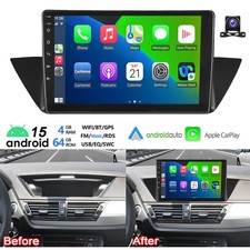 F�r BMW X1 E84 2010-2015 Nav Android 15 Autoradio Carplay Bluetooth Kamera 4+64G