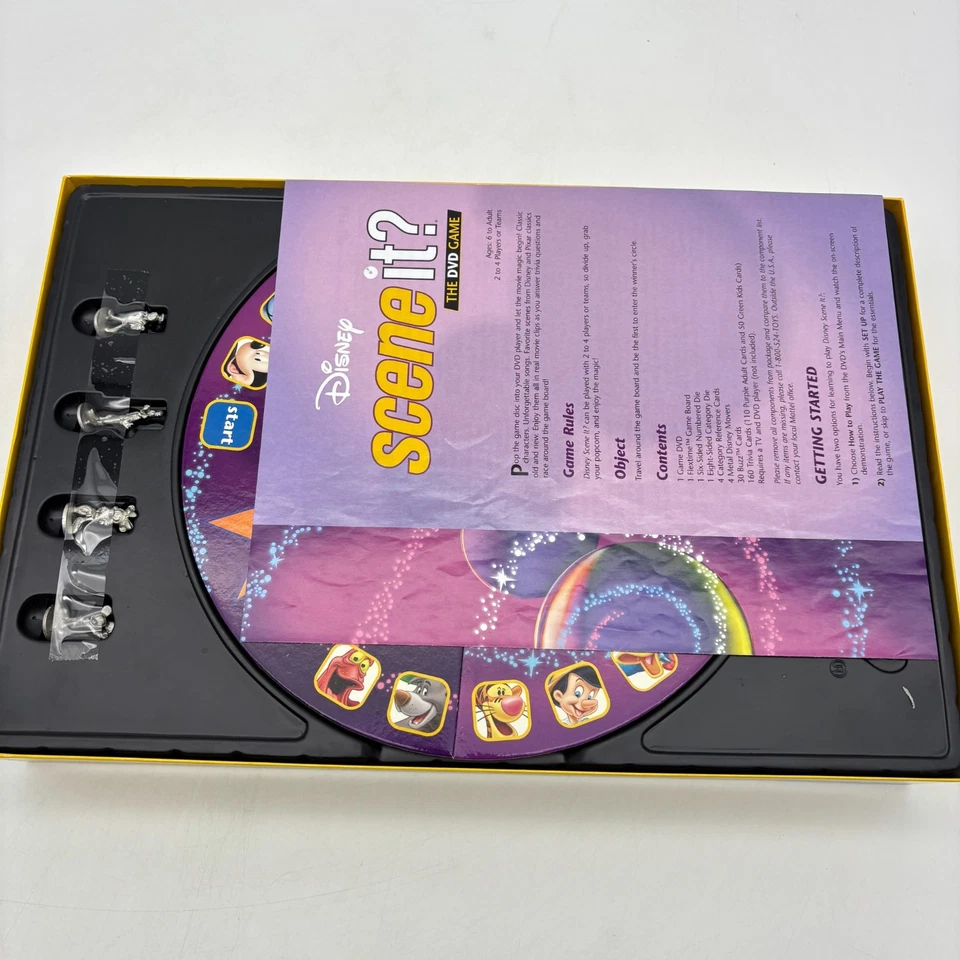 Disney Scene It DVD Game COMPLETE ScreenLife 2004 Pixar Movies Trivia - Image 3 of 4