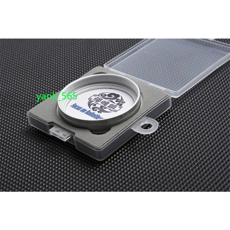 Rolleiflex Rolleicord Bay I Bay II Bay III UV Lens Filter Silver Black Ring New- - Image 3 of 4