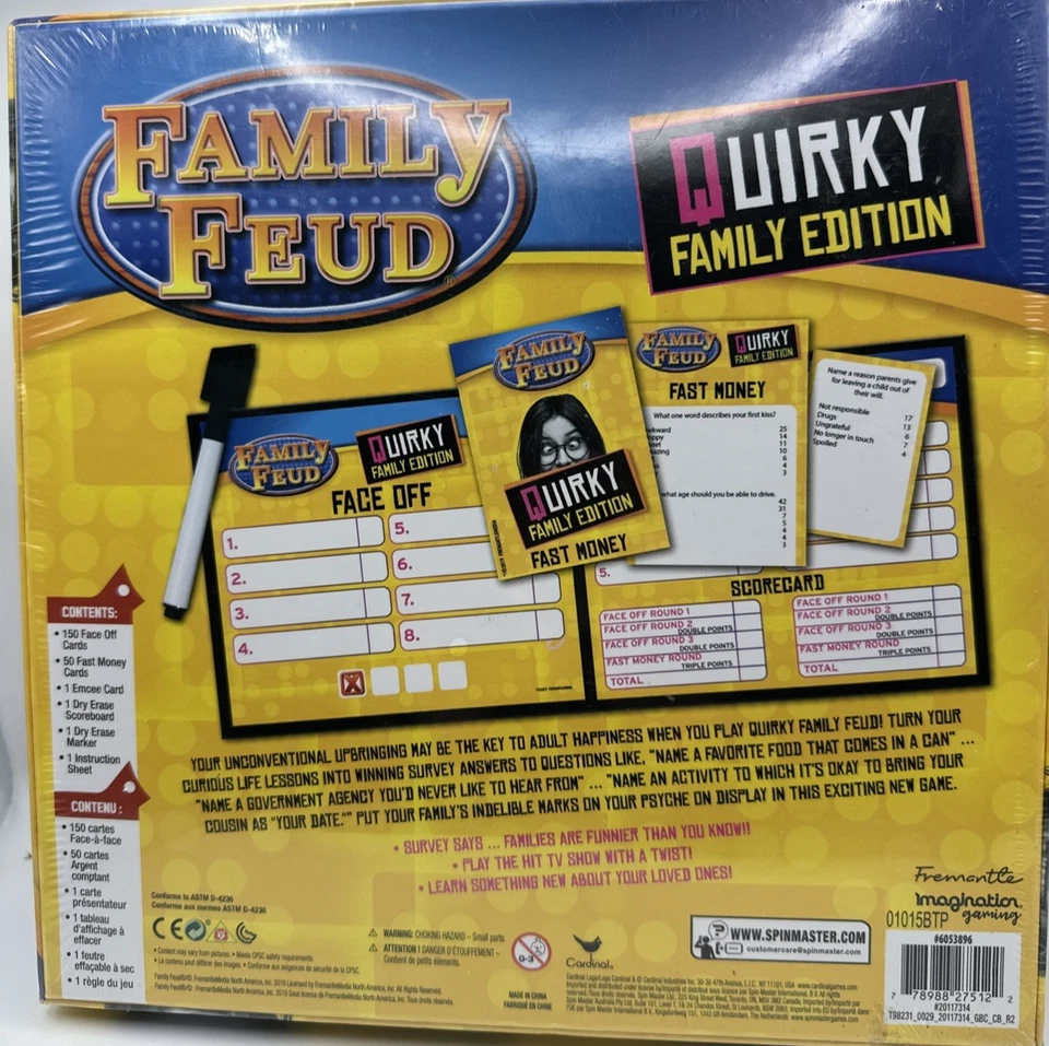 NEW Family Feud Quirky Family Edition Game Family Night 2019 Sealed Box - Image 4 of 4