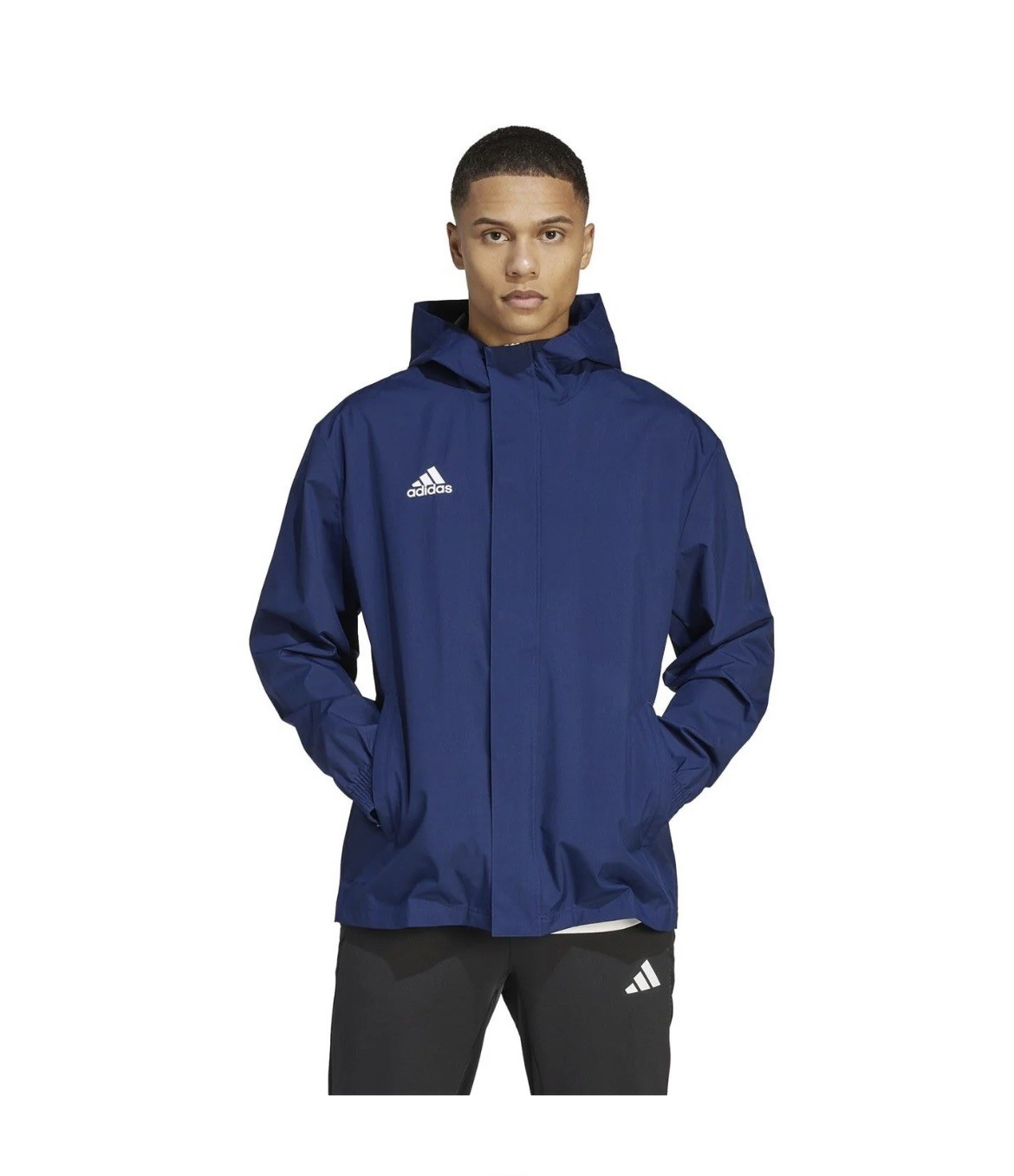 Adidas Mens Rain Jacket Waterproof windbreaker Coat Top Hoodie Size Large BNWT
