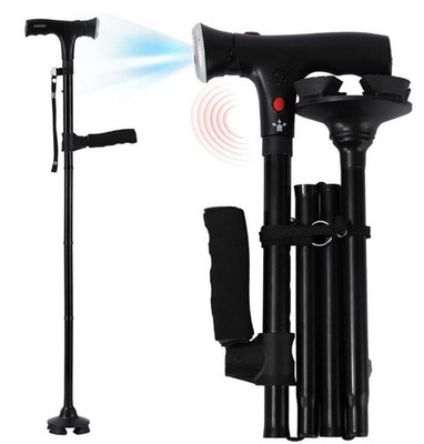 ReadyWalker Walking Stick Cane with Light and Alarm