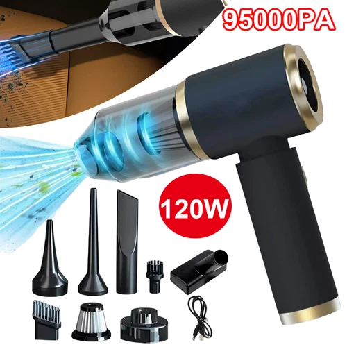 Powerful Car Vacuum Cleaner Wet/Dry Cordless Strong Suction Handheld Cleaning UK - Picture 1 of 16