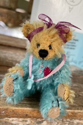 Deb Canham EMMA MAE 3  Mohair Bear LE 81/100 Agape Bear Exclusive Artist Signed