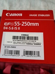 canon ef-s 55-250 mm f/4-5.6 IS II lens