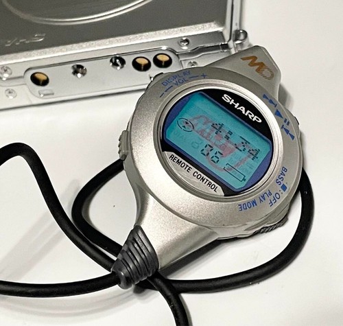 SHARP MD Player MD-ST521 Portable Headphone Player Compact Design Good Tested - Picture 4 of 9