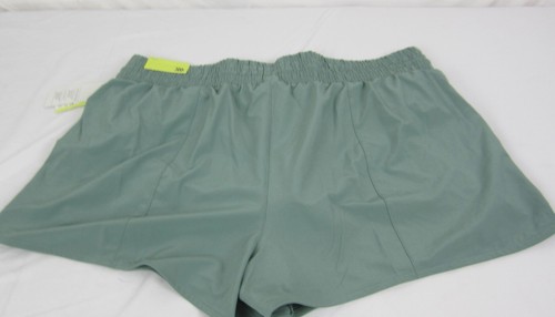 Women's All In Motion High Rise Flex Shorts Green XL - Picture 9 of 12
