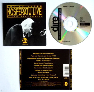 CD Enrico Intra Nosferatu Live Jazz Italy Musik Audio Compact Disc 1994 (Z17)