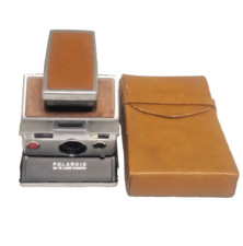 Vintage Polaroid SX-70 Land Camera Great Condition With Leather Carrying Case