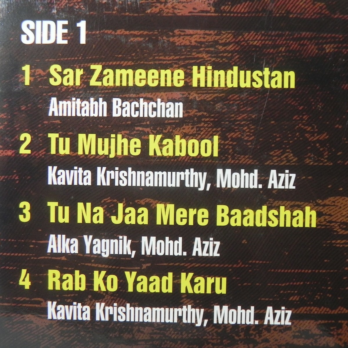 Khuda Gawah LP Vinyl Record Laxmilant Pyarelal Hindi Film