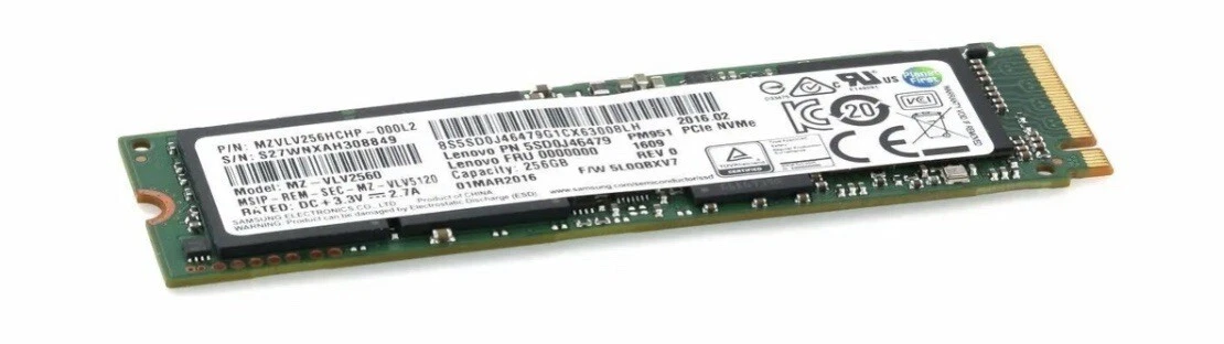 25+ Lenovo M.2 Interface 256 GB Solid State Drives for sale