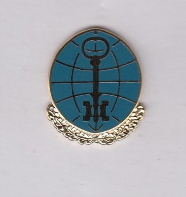 US ARMY INSCOM Intelligence & Security Command MI crest DUI badge c/b V ...