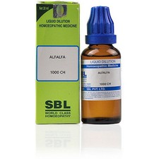 SBL Alfalfa 1000 CH 30ml FREE SHIPPING PURE AYURVEDIC