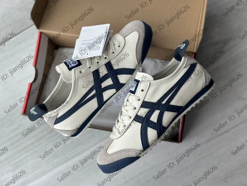ASICS Scarpe unisex classiche 2025 Onitsuka Tiger Mexico 66 sneaker retrò betulla blu navy