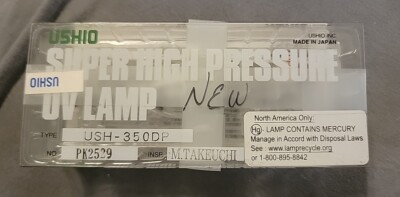 USHIO USH-350DP SUPER HIGH PRESSURE UV SHORT ARC MERCURY LAMP 350W