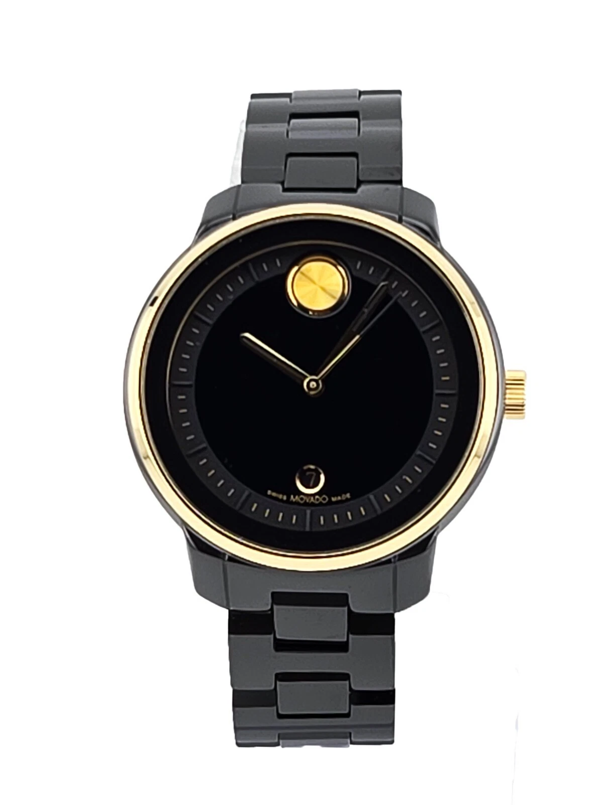 Movado Women\'s Watch 3600936 Bold Verso Swiss Quartz Gold Black Ceramic 38mm Movado Women main image 3
