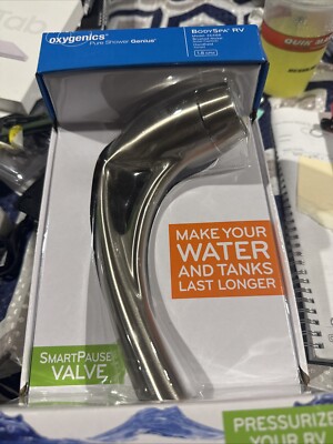 Oxygenics Pure Shower Genius BodySpa RV Handheld Showerhead Brushed Nickel 26488