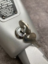 LOCK & KEYS FOR VAULT DOOR. For DUNCAN Model 60, 1st Generation Parking Meters.