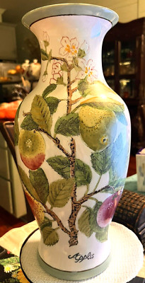 Vintage Apple Vase by China Trader 