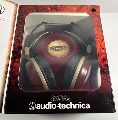 Audio Technica ATH-W1000 Wooden Hi-Fi Headphones Closed Back Japan