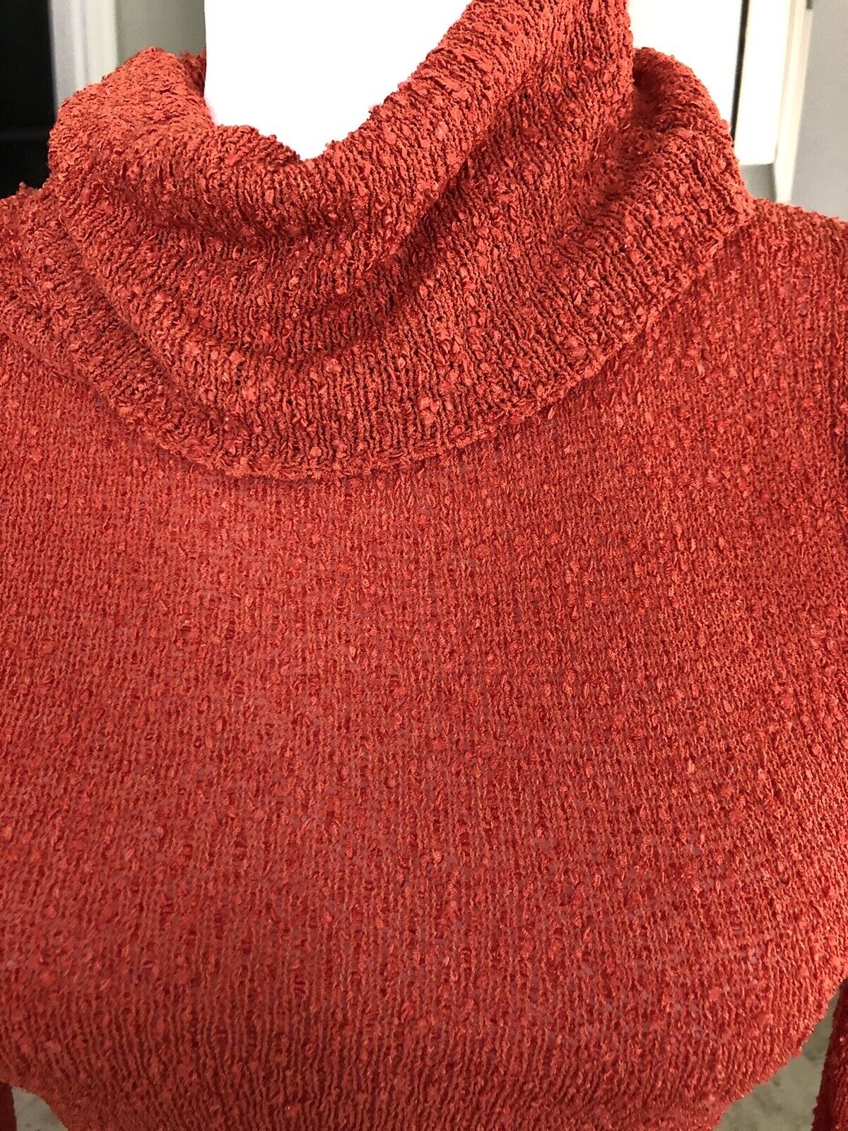 Celine Textured Sweater Turtleneck M - image 5