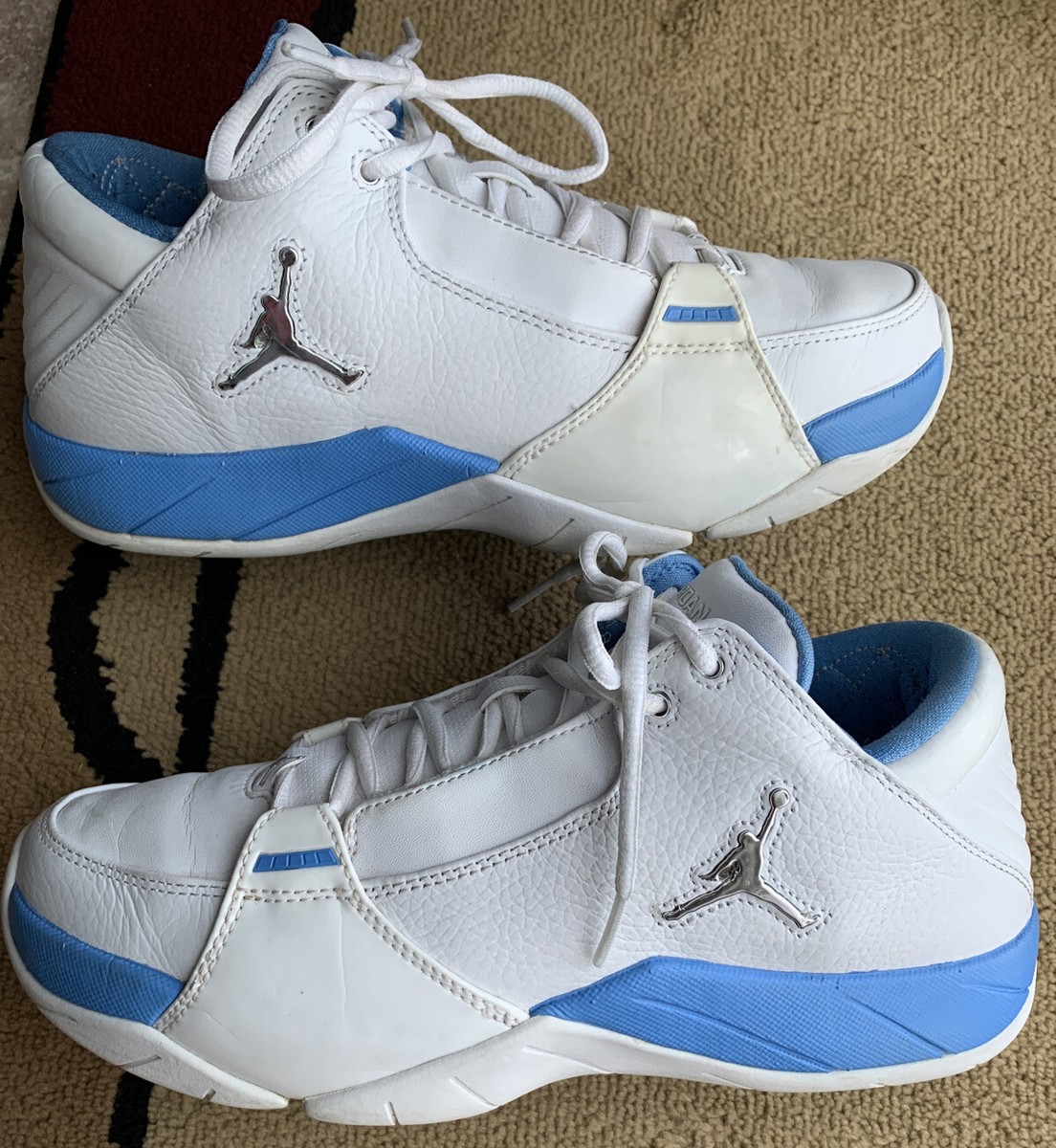 JORDAN 314312-106 HOOPS LOW Photo Soles White Blue
