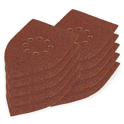 Schleifpapier K40 Klett für Dreieckschleifer Deltaschleifer 105x175mm 10tlg