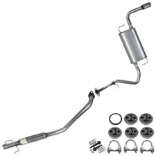 Stainless Steel CatBackExhaust Kit fits: 2003-2005 Toyota Matrix 1.8L FWD