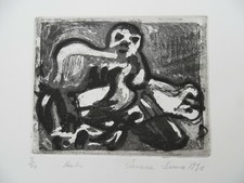 Limited edition original print Etching Seals 3/20 Irma Irsara 1990