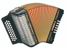 Hohner Corona II Classic FBbEb - Jet Black