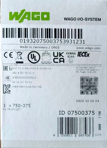 New WAGO 750-375 750375 PLC Module In Box Expedited Shipping 1 YEAR WARRANTY eBa New WAGO 750-375 750375 PLC Module In Box Expedited Shipping 1 YEAR WARRANTY eBa