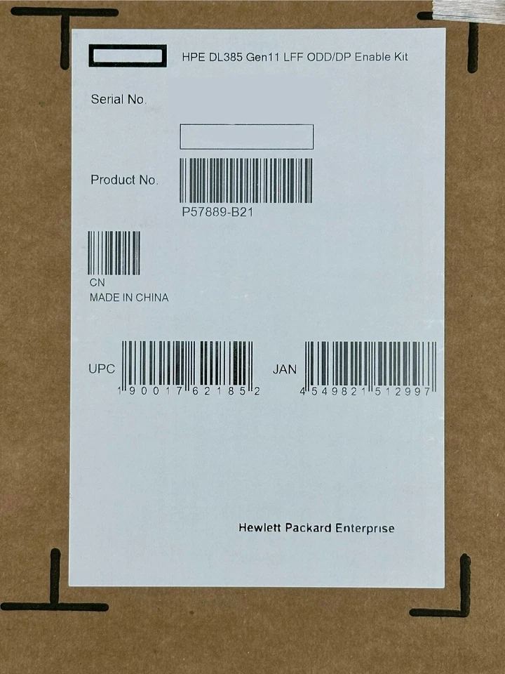 HPE P57889-B21 ProLiant DL385 Gen11 LFF ODD/Display Port Enablement Kit G11 - Image 2 of 3