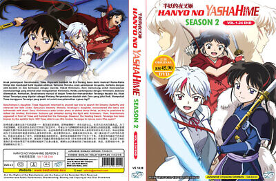 Anime DVD Hanyou no Yashahime Season 2 Vol. 1-24 End ENGLISH DUB & SUB  Region 0