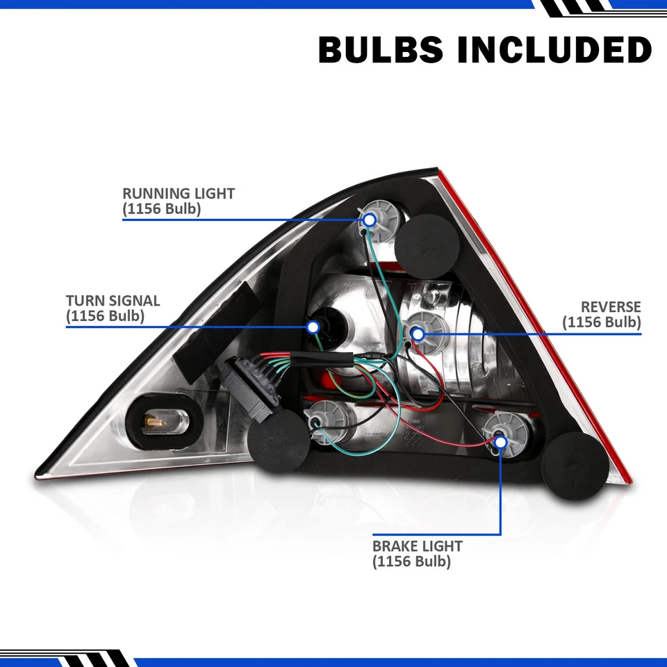 Luz trasera de freno trasera Mercedes Benz W203 Clase C C230 C320 AMG 2001-2004 Foto 2 de 4