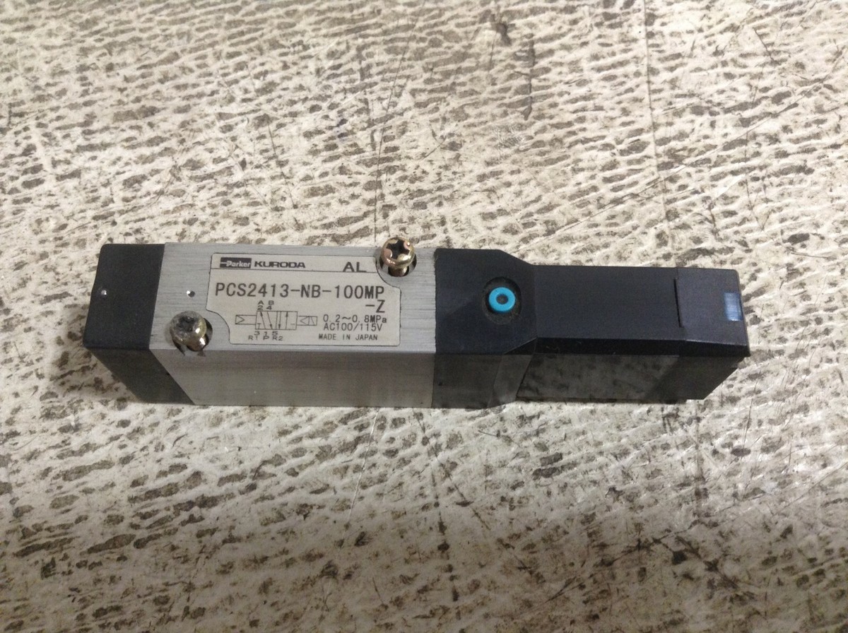 Parker Kuroda PCS2413-NB-100MP-Z 100/115 VAC Pneumatic Valve
